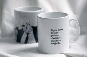 Kubek "Cyniczny Romantyzm" (minimalizm)